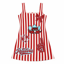 Load image into Gallery viewer, Striped game day dress