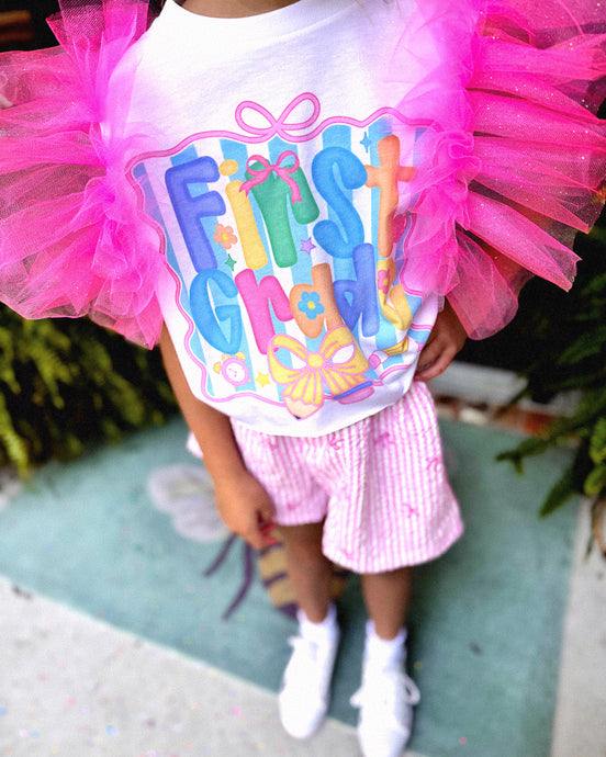 CUSTOM ruffle tee