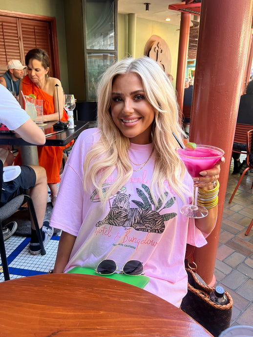 Pink Beverly Tee