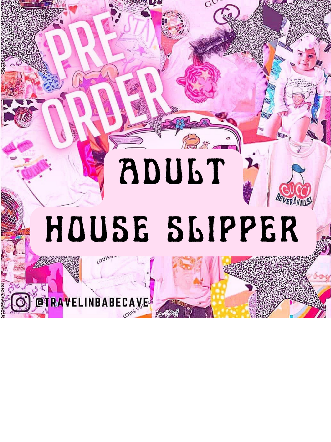 PRE ORDER House slippers