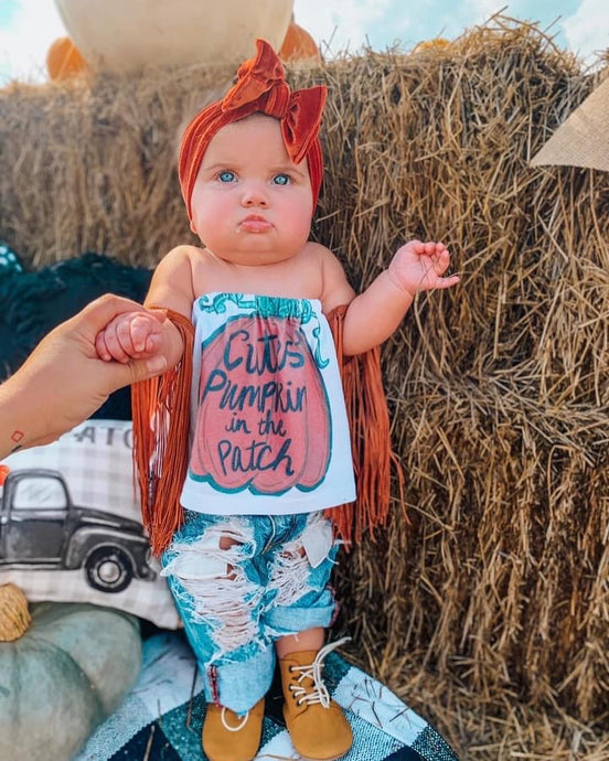 Cutest pumpkin in the patch Tube top